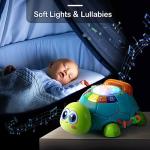 MAGIBX Baby Toys 6 to 12 Months Boy Girl Gifts, Infant Light Up Musical Turtle Crawling Toys for Babies 6-12-18 Months, Learning Educational Toys for Toddler Age 1-2 First Christmas Birthday Gifts by MAGIBX