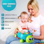 MAGIBX Baby Toys 6 to 12 Months Boy Girl Gifts, Infant Light Up Musical Turtle Crawling Toys for Babies 6-12-18 Months, Learning Educational Toys for Toddler Age 1-2 First Christmas Birthday Gifts by MAGIBX
