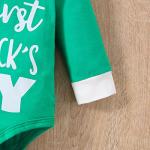 VINUOKER Baby Infant Toddler Boy First St.Patrick's Day Outfit Clover Clothes Romper Bodysuit by 