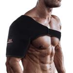 Omecon Shoulder Brace for Men Women - Shoulder Support and Compression Sleeve for Torn Rotator Cuff, Dislocated,Adjustable Fit for Left & Right Arm - Black, M from Omecon