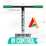 ARCADE Rogue BMX Pro Scooter - Skatepark Scooter for Tricks - Scooter Pro Trick Scooters - Beginner Stunt Scooters for Kids & Pre Teens Ages 7 Years & Up - Boys & Girls Colors Monopatin Scotter (Teal) by nextsport