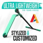 ARCADE Rogue BMX Pro Scooter - Skatepark Scooter for Tricks - Scooter Pro Trick Scooters - Beginner Stunt Scooters for Kids & Pre Teens Ages 7 Years & Up - Boys & Girls Colors Monopatin Scotter (Teal) by nextsport