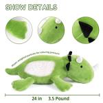 Toypocket 3.5lbs Weighted Dinosaur Plush 24", Soft Stuffed Dino Weighted Plush Animal Dinosaur Throws Pillows from Fanyi