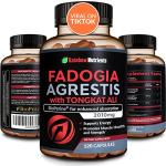 Fadogia Agrestis 15,000mg + Tongkat Ali 100,000mg + BioPerineÂ® [Maximum Strength]- Supports Energy, Strength, Muscle Health & Recovery, Drive & Athletic Performance - Non-GMO 120 Vegan Capsules from Rainbow Nutrients
