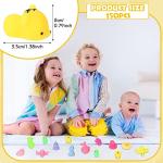 150 Pcs Mochi Toys Bulk for Kids Party Favors Kawaii Mini Squishies Mochi Animals Stress Relief Toys Fidget Toys for Valentines Adult Boys Girls Birthday Gift Classroom Prizes, Random Styles by Leitee