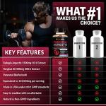 Fadogia Agrestis 15,000mg + Tongkat Ali 100,000mg + BioPerineÂ® [Maximum Strength]- Supports Energy, Strength, Muscle Health & Recovery, Drive & Athletic Performance - Non-GMO 120 Vegan Capsules from Rainbow Nutrients