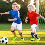6 Pairs Kids Youth Soccer Socks Cotton Athletic Socks with Soccer Balls Sport Kids Stockings Knee High Tube Socks for Boys Girls by 