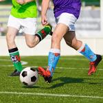 6 Pairs Kids Youth Soccer Socks Cotton Athletic Socks with Soccer Balls Sport Kids Stockings Knee High Tube Socks for Boys Girls by 