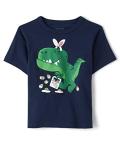 The Children's Place,And Toddler Boys Short Sleeve Graphic T-shirt,Baby-Boys,Easter Dino,18-24 Months from The Children's Place