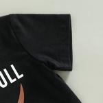 Omkzanbi Western Baby Boy Clothes Cow Printed Short Sleeve T Shirt Retro Boho Jogger Pants Cute Toddler Cowboy Summer Outfits (Black Cow Vintage, 12-18 Months) by 