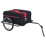 Aosom Bicycle Cargo Trailer, Two-Wheel Bike Luggage Wagon Bicycle Trailer with Removable Cover, Red by Aosom Direct