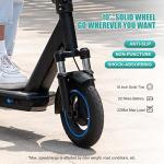 EVERCROSS EV10Z App-Enabled Electric Scooter, 10" Solid Tires Electric Scooters, 22 Miles & 19 Mph Folding Commuter Electric Scooter for Adults & Teenagers with 500W Peak Power Brushless Hub Motor from ZHEJIANG KUANTU INDUSTRY AND TRADE CO.,LTD