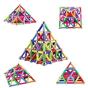 206Pcs Magnetic Building Sticks Blocks, Magnet Educational Toys STEM Toys for Kids and Adult, 3D Construction Building Toy with Storage Bag from Gucheng County Chenyi Toys Factory