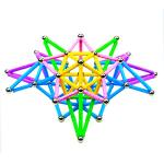 206Pcs Magnetic Building Sticks Blocks, Magnet Educational Toys STEM Toys for Kids and Adult, 3D Construction Building Toy with Storage Bag from Gucheng County Chenyi Toys Factory