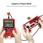 Triyilove Handheld Game Console, Retro Game Console with 500 Classic FC Games 3 Inch Screen 1020mAh Rechargeable Battery Portable Game Console Support TV Connection & 2 Players for Kids Adults (Red) by Triyilove