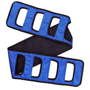 Transfer Belt Patient Lift Board Belt The 62"LÃ7.8"W Transferring Turning Handicap Bariatric Patient Patient Care Safety Mobility Aids Equipment (Blue) by MODUDU