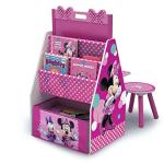 Delta Children Kids Easel and Play Station â Ideal for Arts & Crafts, Drawing, Homeschooling and More - Greenguard Gold Certified, Disney Minnie Mouse by Delta Enterprise Corp - PLA