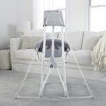 Ingenuity InLighten Baby Swing - Cool Mesh Fabric, Vibrations, Swivel Infant Seat, Nature Sounds, Light Up Motorized Mobile - Braden 35.7x34.3x41.1 Inch (Pack of 1) by Kids II - (Carson, CA)