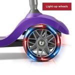 Radio Flyer Lean 'N Glide Scooter with Light Up Wheels, Kids Scooter, Purple Kick Scooter, for Ages 3+ Years from Radio Flyer