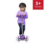 Radio Flyer Lean 'N Glide Scooter with Light Up Wheels, Kids Scooter, Purple Kick Scooter, for Ages 3+ Years from Radio Flyer