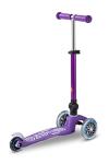 Micro Kickboard - Foldable Mini Deluxe Scooter, 3-Wheeled, Lean-to-Steer, Swiss-Designed, Award-Winning for Toddlers and Preschoolers Ages 2-5 (Purple) by Micro Kickboard