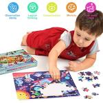 Puzzles for Kids Ages 3-5 | 4-8, 48 Piece Wooden Jigsaw Puzzles for Toddler Preschool Puzzles Learning Educational Toys for 3 4 5 6 7 8 Years Old Boys and Girls by OSBOO