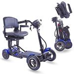 ActiWe Folding Mobility Scooter Carrier, Powered Mobility Scooters for Seniors, All Terrain Motorized Scooter for Adults, Folding Electric Scooter with Seat 4 Wheel Electric Wheelchair Scooter by Actiwe Mobility