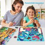 Puzzles for Kids Ages 3-5 | 4-8, 48 Piece Wooden Jigsaw Puzzles for Toddler Preschool Puzzles Learning Educational Toys for 3 4 5 6 7 8 Years Old Boys and Girls by OSBOO