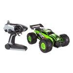 Hey! Play! Remote Control Monster Truck - 2.4GHz RC Off-Road Rugged Toy Vehicle for Kids with Spring Suspension and Oversized Wheels (Green) by Trademark Global