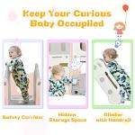 Veemuaro 6 in 1 Slide for Kids, Kids Play Climber Slide Playset with Basketball Hoop, Tunnel and Storage Space, Outdoor Indoor Slide Playset by Veemuaro