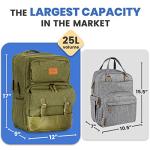 PILLANI Baby Diaper Bag Backpack-Baby Bag for Boys & Girls, Diaper Backpack,Baby Registry Search,Newborn Baby Essential Gifts by PILLANI