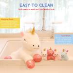 5 Pieces Unicorn Stuffed Animals for Girls Boys 3+ Years,1 Giant Mommy Unicorn with 4 Mini Baby Unicorns Cute Soft Plush Unicorn Toys Gift for Kids Birthday Christmas Valentineâs Children's Day by Vposyako