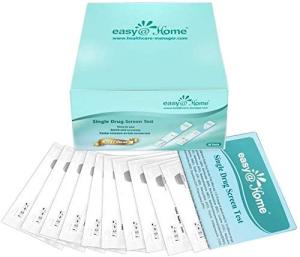 10 Pack - Easy@Home Marijuana (THC) Single Panel Drug Tests Kit - Individually Wrapped Single Panel THC Screen Urine Drug Test Kit with 50 ng/ml Cutoff Level - EDTH-114 from Easy@Home