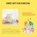 5 Pieces Unicorn Stuffed Animals for Girls Boys 3+ Years,1 Giant Mommy Unicorn with 4 Mini Baby Unicorns Cute Soft Plush Unicorn Toys Gift for Kids Birthday Christmas Valentineâs Children's Day by Vposyako