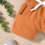 Aalizzwell 3-6 Months Infant Baby Boys Summer Clothes T Shirt Shorts Outfit Spring Clothing Heart Mr Steal Your Black Brown from 