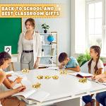 36 Pieces Star Smile Face Stress Balls Star Mini Foam Smile Ball with Letters Stress Relief Star Smile Balls Star Stress Toys for Teens Adults Student Bag Fillers (Novelty Gold, 1.6 Inch) from Deekin