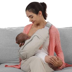 Nursing Pillow, Baby Nurse Pillow for Breastfeeding, Soft Breathable Ergonomic Feeding Pillow for Babies & Moms, 4-in-1 Way Portable Baby Carrier Carryall Bag for Walking Shopping Trveling from longdafei
