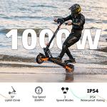 KUKIRIN G2 Max Electric Scooter with Seat, Powerful 1000W Motor, 35 MPH Max Speed, 50 Miles Range, 48V/20Ah Large Capacity Battery, 4-Arm Shock Absorber, Dual Brake Folding Fast e Scooter for Adult by Shenzhen Teamgee Electronics Co.,Ltd