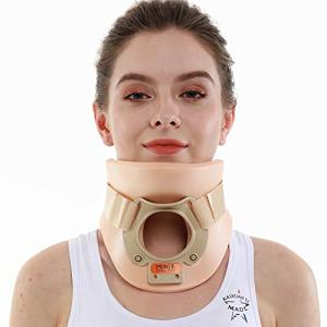 Philadelphia Neck Brace Foam Lightweight Soft Cervical Collar Height 3 1/4 Inch Immobilizer Collar Support Neck Traction Device Neck and Head Braces (Size M) from HKJD