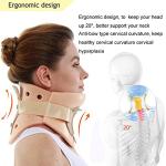 Philadelphia Neck Brace Foam Lightweight Soft Cervical Collar Height 3 1/4 Inch Immobilizer Collar Support Neck Traction Device Neck and Head Braces (Size M) from HKJD