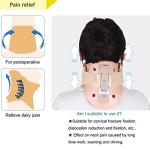 Philadelphia Neck Brace Foam Lightweight Soft Cervical Collar Height 3 1/4 Inch Immobilizer Collar Support Neck Traction Device Neck and Head Braces (Size M) from HKJD