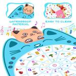 Alphabet Learning Toys for Toddler Kids - Educational Toy Gifts for 1 2 3 4 Year Old Baby Boys Girls, Electronic Interactive Music Talking ABC Poster Wall Chart Birthday Stocking Stuffers for Kid by CHEERFUN