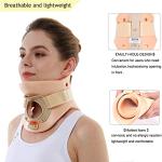 Philadelphia Neck Brace Foam Lightweight Soft Cervical Collar Height 3 1/4 Inch Immobilizer Collar Support Neck Traction Device Neck and Head Braces (Size M) from HKJD