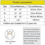 Philadelphia Neck Brace Foam Lightweight Soft Cervical Collar Height 3 1/4 Inch Immobilizer Collar Support Neck Traction Device Neck and Head Braces (Size M) from HKJD