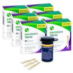 OneTouch Verio Test Strips for Diabetes Value Pack | Diabetic Test Strips for Blood Sugar Monitor | at Home Self Glucose Testing | 6 Packs, 30 Test Strips Per Pack from OneTouch
