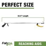 FabLife Reaching Aids for Mobility, Hip Replacement, Knee and Back Surgery, Rehabilitation, Physical Therapy, Recovery Daily Living Aid Grabber Magnetic Reacher Extended Reach with Easy Trigger from FabLife