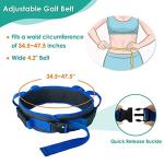 Gait Belts for Seniors Transfer Belts with Handles Gate Belts Medical Lifting Elderly Physical Therapy Strap Transfer Sling with 6 Handles, Quick Release Buckle, Walking and Standing Aid from NEPPT