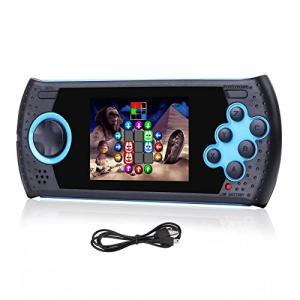 Handheld Game for Kids Built-in 230 HD Classic Retro Video Games USB Rechargeable 3.0 Inch Childrens Travel Electronics Toys Portable Gaming Player System Gift for Boys Girls Ages 4-8-12 by LUHYAUAN
