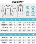 Thermal Underwear for Boys, Thermal Long Johns Set with Shirt & Pants, Fleece Lined Base Layer/Leggings/Bottoms Ski/Cooler Weather Black from 