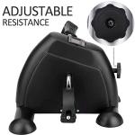 Mini Exercise Bike, himaly Under Desk Bike Pedal Exerciser Portable Foot Cycle Arm & Leg Peddler Machine with LCD Screen Displays by Green Joy